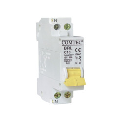 Siguranta automata modulara Comtec BRL 16838, 1P+N, 16 A, curba C