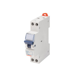 Siguranta automata modulara Gewiss  GW90025, 1P+N, 6 A, curba C
