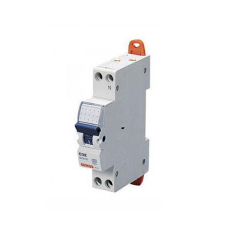 Siguranta automata modulara Gewiss GW90030, 1P+N, 32 A, curba C Siguranta automata modulara Gewiss GW90030, 1P+N, 32 A, curba C