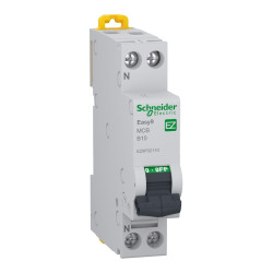 Siguranta automata modulara Schneider Electric Easy 9 EZ9 P32110, 4.5 kA, 1P+N, 10 A, curba B