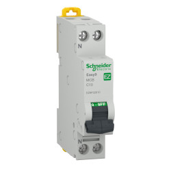 Siguranta automata modulara Schneider Electric Easy 9 EZ9 P32610, 4.5 kA, 1P+N, 10 A, curba C