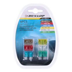 Sigurante auto Dunlop, tip lama, set 6 bucati
