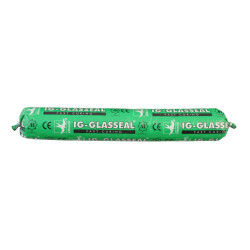 Silicon neutral IG - Glasseal Den Braven, negru, interior / exterior, 600 ml