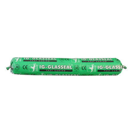 Silicon neutral IG - Glasseal Den Braven, negru, interior / exterior, 600 ml