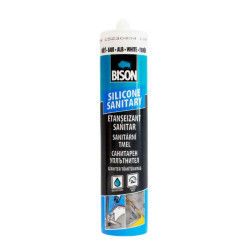 Silicon sanitar, alb, Bison, interior / exterior, 280 ml