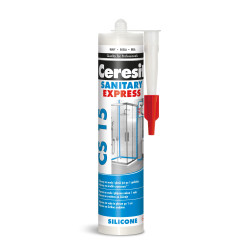 Silicon sanitar, alb, Ceresit Express CS 15, interior / exterior, 280 ml