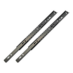 Sina de glisare cu bile, extensie 3/4, 250 mm, negru, set 2 bucati