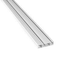 Sina perdea BM, cu 2 canale, pe tavan, PVC, alb, 150 cm