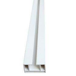 Sina perdea tavan cu 1 canal SN, PVC, alb, 250 cm
