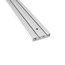 Sina perdea tavan cu 2 canale, Munchen BM 2, PVC, alb, 120 cm