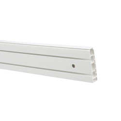 Sina perdea tavan cu 2 canale, Munchen BM 2, PVC, alb, 400 cm