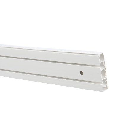 Sina perdea tavan cu 2 canale, Munchen BM 2, PVC, alb, 400 cm