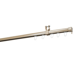 Sina perdea tavan U, metal, bej, 150 cm, accesorii incluse