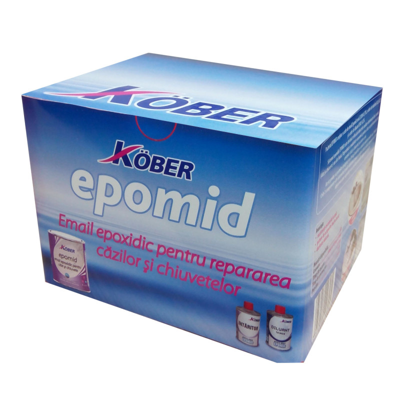 Sistem Epoxi Kober Epomid, interior, alb, 0.375 L