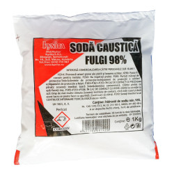 Soda caustica fulgi Kynita, calitatea I, 98%, 1 kg