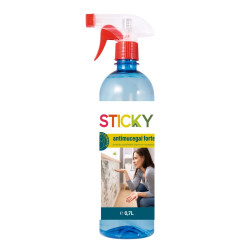 Solutie antimucegai Sticky Forte, cu pulverizator, interior / exterior, 0.7 L