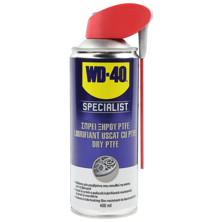Solutie auto, lubrifianta, cu teflon, WD-40 Anti Friction Dry PTFE, 400 ml