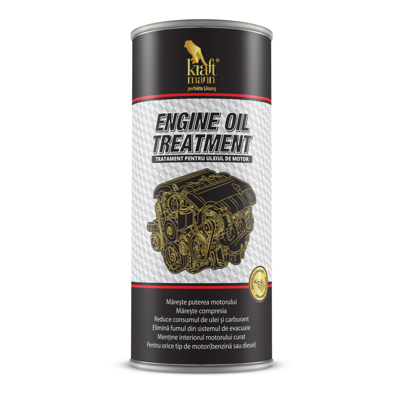 Solutie auto, pentru tratament ulei motor, Kraftmann Engine Oil Treatment, 443 ml
