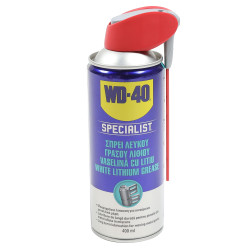 Solutie auto, vaselina cu litiu, pentru lubrifiere piese metalice, WD-40 High Performance White Lithium, 400 ml