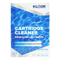 Solutie curatare filtre de hartie, Kloer, pentru apa piscina, 3 bucati, 300 g