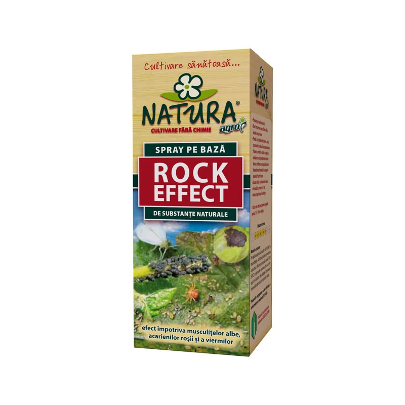 Solutie impotriva daunatorilor pentru plante, Natura Rock effect, 100 ml