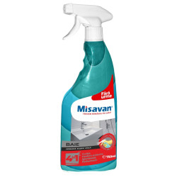 Solutie pentru baie Misavan 4 in 1, cu pulverizator, fresh, 750 ml