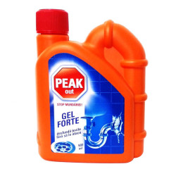 Solutie pentru desfundarea tevilor Peak Out Gel Forte, 500 ml