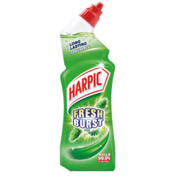 Solutie pentru toaleta Harpic Gel Fresh Burst, pin, 750 ml