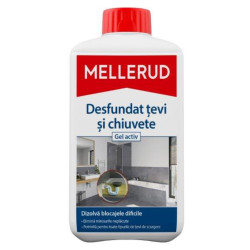 Solutie tip gel, pentru desfundat tevi, Mellerud, 1 L