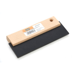 Spaclu cauciuc Holzer 543, 15 cm, cu maner de lemn