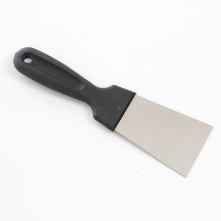 Spaclu inox Holzer 502, 6 cm, cu maner de PVC