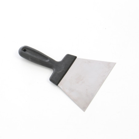 Spaclu inox Holzer 507, 14 cm, cu maner de PVC