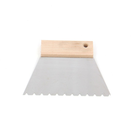Spaclu inox Holzer 536, 15 cm, pentru adezivul de parchet