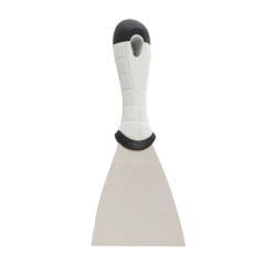 Spaclu inox Holzer 578, 10 cm, cu maner de cauciuc