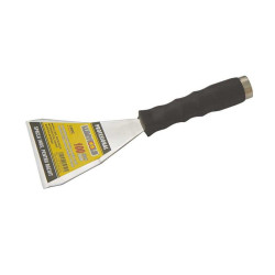 Spaclu inox pentru razuit, Lumytools LT 05952, cu maner filetat, 100 mm