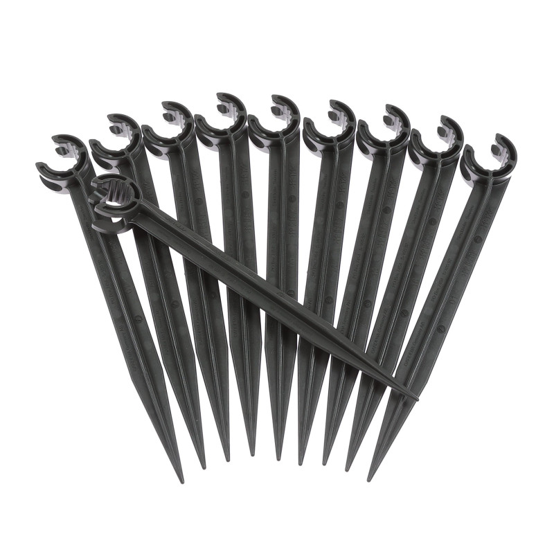 Spin pentru fixat conducta / furtun Gardena 13208-20 MI, 13 mm, set 10 buc