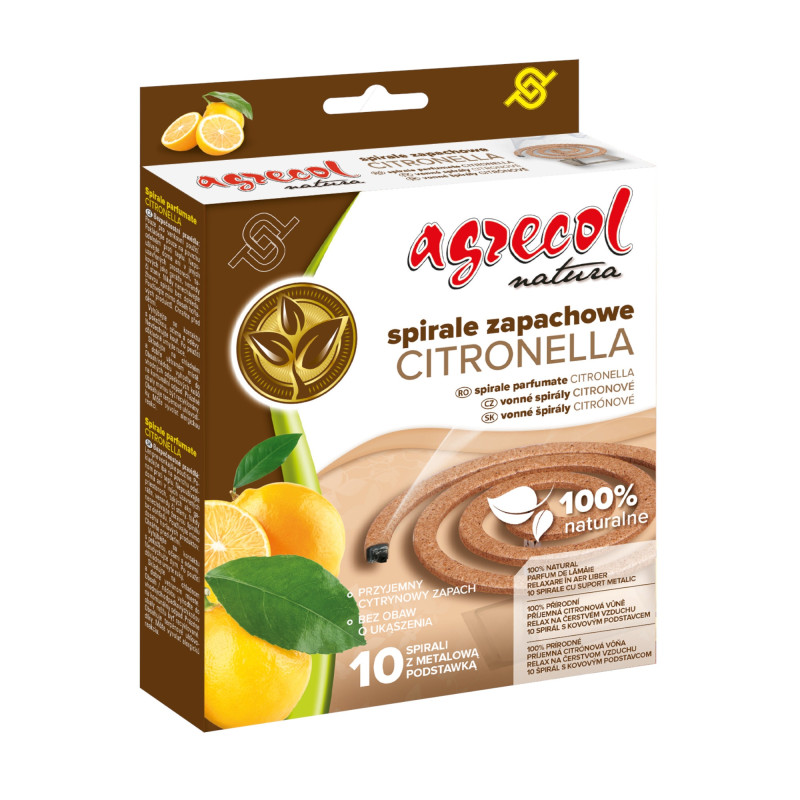 Spirale parfumate Citronella, 10 bucati