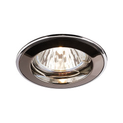 Spot incastrat ELC 146 70011, GU10, negru / crom