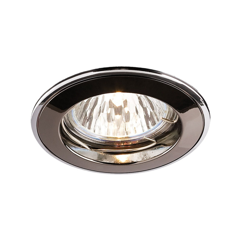 Spot incastrat ELC 146 70011, GU10, negru / crom