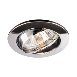 Spot incastrat ELC 229B 70002, GU10, orientabil, crom
