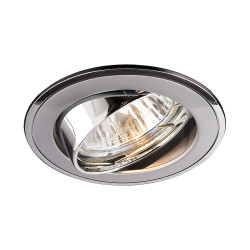 Spot incastrat ELC 229B 70007, GU10, orientabil, perla crom / crom