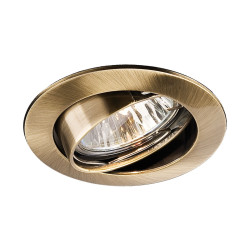 Spot incastrat ELC 229B 70237, GU10, orientabil, alama antica