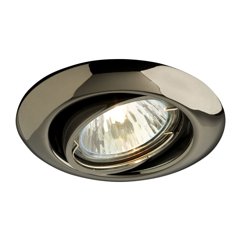 Spot incastrat ELC 3072 70158, GU10, orientabil, negru