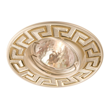 Spot incastrat ELC 329 70097, GU10, orientabil, auriu / perla argint