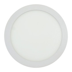 Spot LED aparent Hepol, 18W, 1300lm, lumina neutra 4000 K, rotund, alb