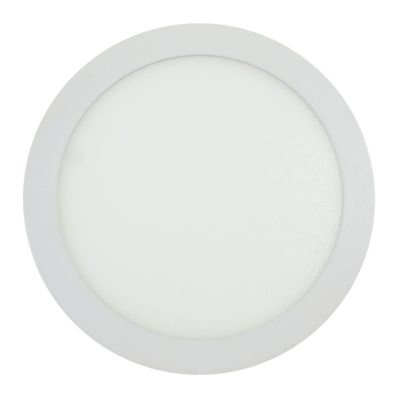 Spot LED aparent Hepol, 18W, 1300lm, lumina neutra 4000 K, rotund, alb