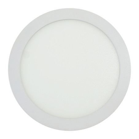 Spot LED aparent Hepol, 18W, 1300lm, lumina neutra 4000 K, rotund, alb