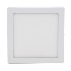 Spot LED aparent Hepol, 18W, 1440lm, lumina neutra 4000 K, patrat, alb