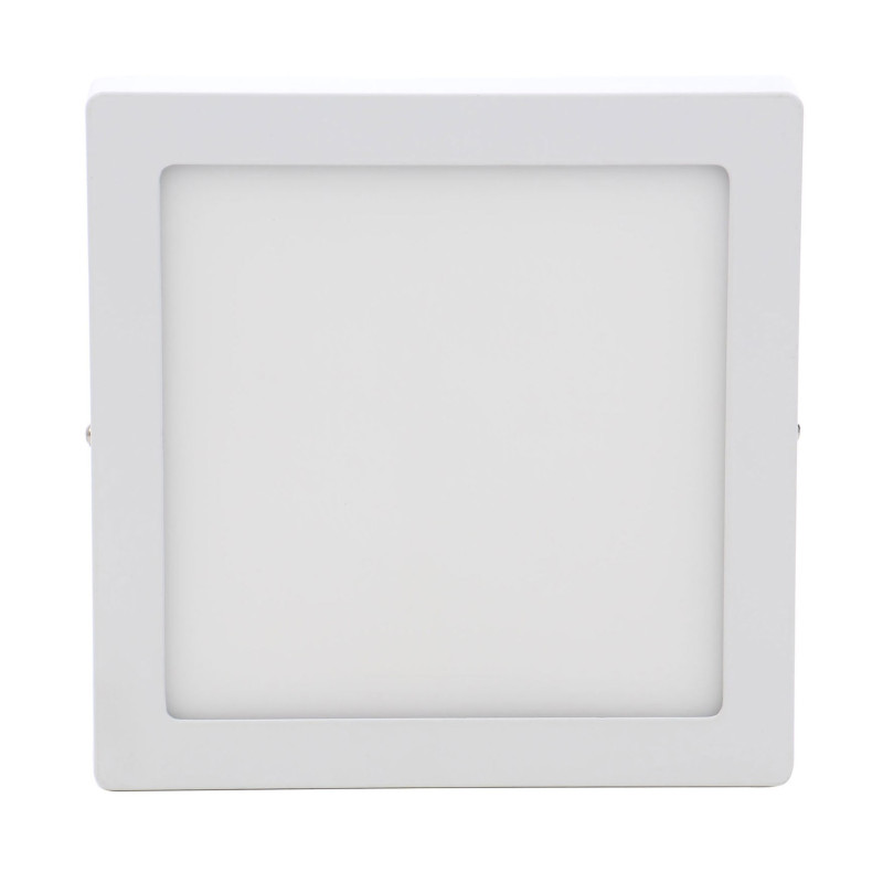Spot LED aparent Hepol, 18W, 1440lm, lumina neutra 4000 K, patrat, alb