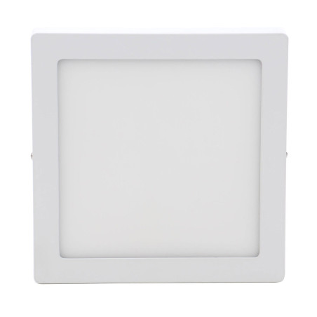 Spot LED aparent Hepol, 18W, 1440lm, lumina neutra 4000 K, patrat, alb